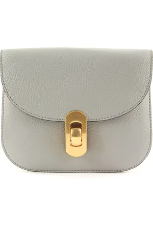 Coccinelle Leren Gordeltas Zaniah Belt Bag Grijs