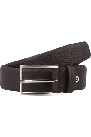 Strellson Riem Leer - Jongens - 90 cm - dark brown