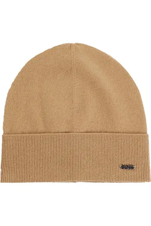 HUGO BOSS Dop Lari Beanie Lichtbruin