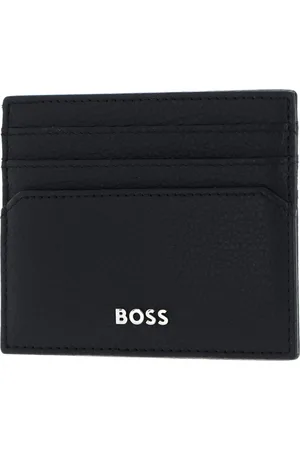 HUGO BOSS Leren Kaarthouder Classic Grained Card Holder Zwart