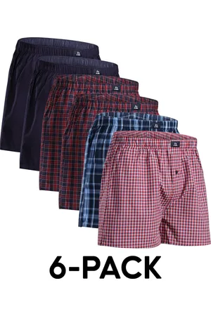 DANISH ENDURANCE Losse Boxershorts Biologisch Katoen Heren Ondergoed - Knoopgulp - 6-pack