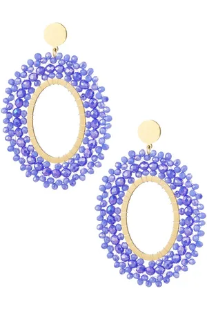 Yehwang Oorbellen kralen - Stainless steel - Dames - Perfect voor de feestdagen