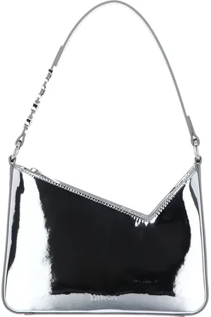 HUGO BOSS Schoudertas Avondtas Mel Shoulder Bag Zilverkleurig