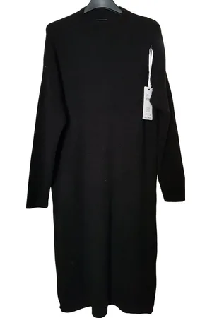 Merkloos Dames jurk gebreid met turtle col One size 38 t/m 42