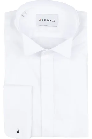 Suitable Smoking Overhemd Miami - Boordmaat 43 - Heren Smoking Shirt - 100% katoen - Regular-Fit pasvorm