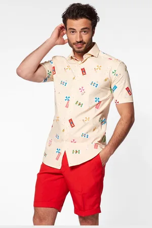 OppoSuits Short Sleeve Beach Life - Korte mouwen overhemd - Zomers