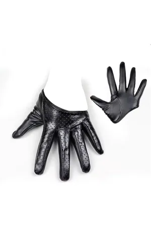Merkloos Sexy PU Lederen Handschoen - - Lingerie - Handschoenen