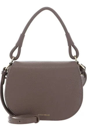 Coccinelle Leren Handtas Schoudertas Eclyps Mini Bag Grained Leather