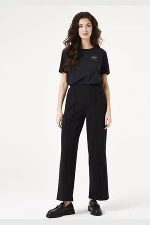 Garcia Z0020 Dames Straight Fit Broek Zwart
