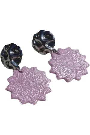 2 Love It Mandala Rose - Oorbellen - Polymeerklei - Stainless steel - Afmeting 5 x 3 cm - Lichtgewicht