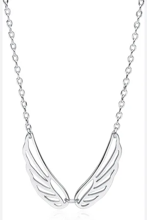 Zilver Ketting met vleugels - dames ketting met vleugels en - 925 Necklace with Wings - Amona Jewelry