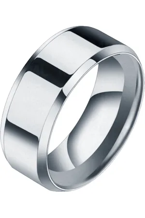 LGT JWLS Titanium – RVS - Zilverkleurig – ring - maat 22 - Heren - Dames