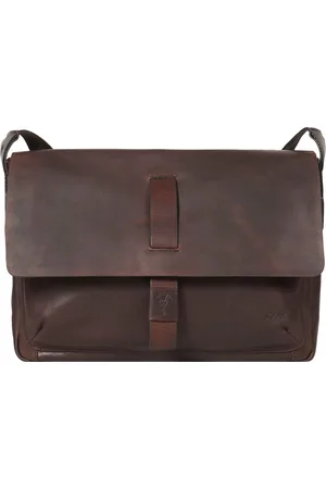 JOOP! Schoudertas met laptopvak Loreto Janis Messenger SHF Donkerbruin