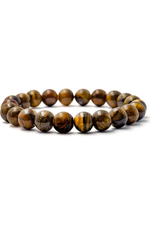Bixorp Gems Edelstenen Armband - Gepolijste Edelsteen Kralenarmband - 22cm