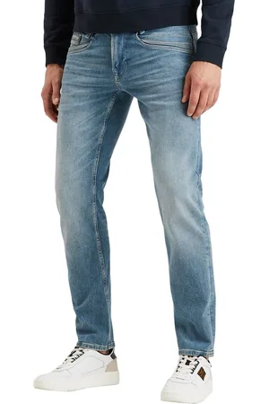 PME Legend™ Heren Jeans Broeken SKYRAK regular/straight Fit Blauw 34W / 34L Volwassenen