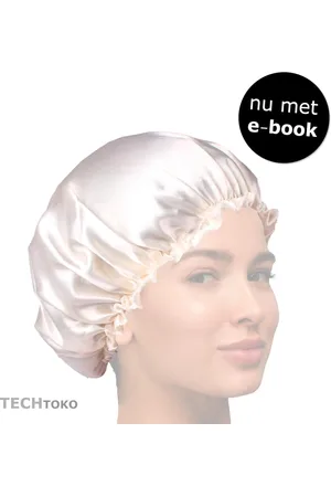 Merkloos Satijnen - slaapmuts - nachtmuts - satijn - gezond haar - volwassenen - vrouwen - universeel