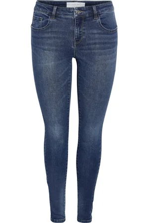 Noisy May Jeans Nmjen Nw Skinny Shaper Jean Jt175db 27030580 Dark Blue Denim Dames