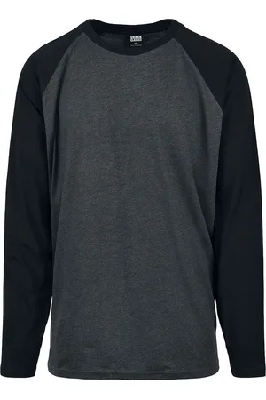 Urban classics Raglan Contrast Longsleeve shirt - XL - /Zwart