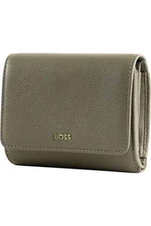 HUGO BOSS Leren Portemonnee Alyce Trifold