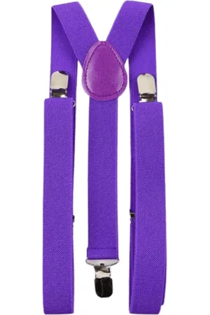 UNKNOWN Blurple effen bretels - Heren bretels - volwassenen