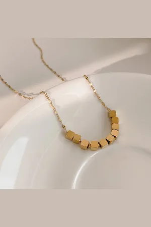 Fashion Jewelry |Dames Ketting|Valentijns cadeau| gift|verrassing|Blokken