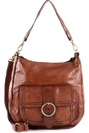 Campomaggi Leren Schoudertas Shoulder Bag Bruine