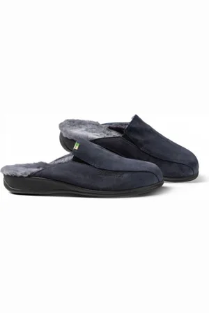 Fellhof Pantoffel instapper-Biekamp 62-Blauw-Dames