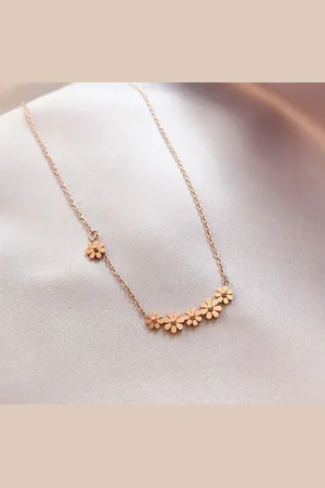 Fashion Jewelry |Dames Ketting|Valentijns cadeau| gift|verrassing|Bloemen