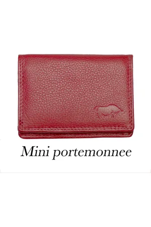 ARRIGO BELLO Dames Portemonnee Mini Leer - Dames Portemonnee Extra Klein
