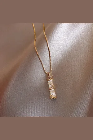 Fashion Jewelry |Dames Ketting|Valentijns cadeau| gift|verrassing|Bamboe