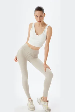 Koton Hoge taille Crop lengte (enkel) Legging