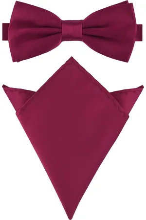 Ladeheid Vlinderdas & Zakdoek voor Heren - Strikjes - 12cm x 6cm, 22cm x 22cm - - LA-SR-M/P