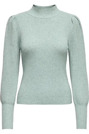 ONLY ONLKATIA L/S HIGHNECK PULLOVER KNT NOOS Dames Trui - Melange