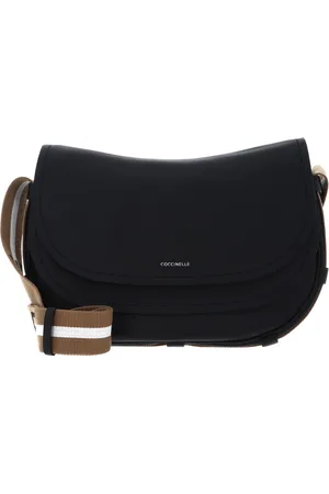 Coccinelle Leren Schoudertas Raquel Shoulder Bag Zwart
