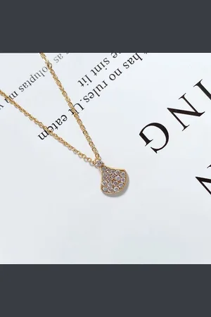 Fashion Jewelry |Dames Ketting|Valentijns cadeau| gift|verrassing|Schelp|Diamant