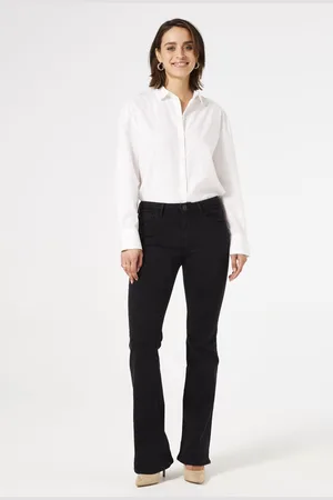 Garcia Celia Flare Dames Flared Fit Jeans Zwart