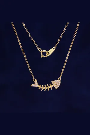 Fashion Jewelry |Dames Ketting|Valentijns cadeau| gift|verrassing|visgraten