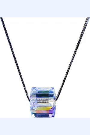 Fashion Jewelry |Dames Ketting|Valentijns cadeau| gift|verrassing|Vierkante diamant