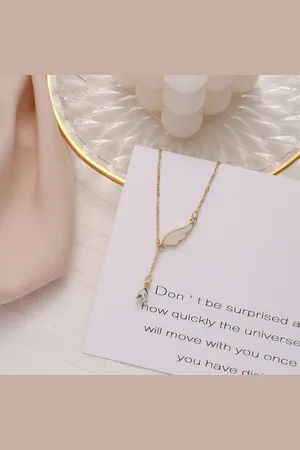 Fashion Jewelry |Dames Ketting|Valentijns cadeau| gift|verrassing||Engelvleugel