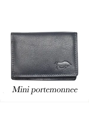 ARRIGO BELLO Dames Portemonnee Mini Leer - Dames Portemonnee Extra Klein