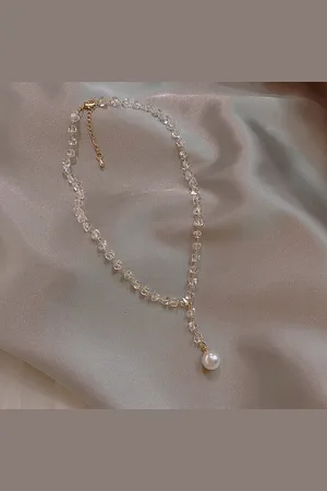 Fashion Jewelry |Dames Ketting|Valentijns cadeau| gift|verrassing|parel|kristal