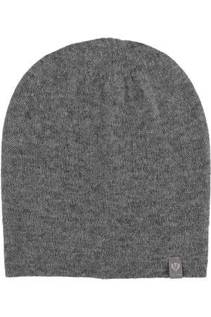 Fraas Dop Pure Cashmere Knit Hat Grijs