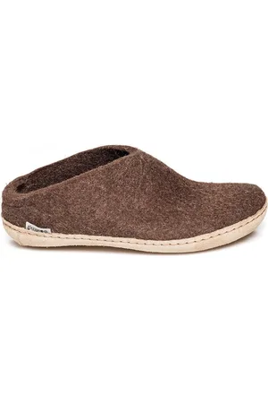 Glerups Slipper met leren zool- -41