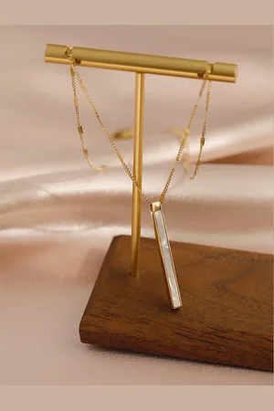 Fashion Jewelry |Dames Ketting|Valentijns cadeau| gift|verrassing|rechthoek