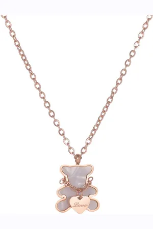 Fashion Jewelry |Dames Ketting|Valentijns cadeau| gift|verrassing|Beertje|Hartje|T a