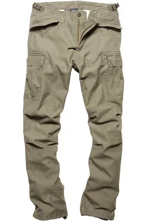 Vintage industries M65-heavy satin pantalon olive