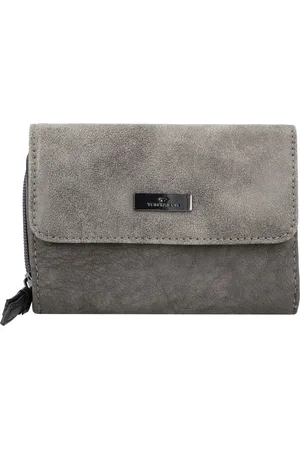 TOM TAILOR Portemonnee Elin Wallet With Flap Grijs