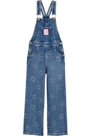 WE Fashion Meisjes relaxed fit tuinbroek