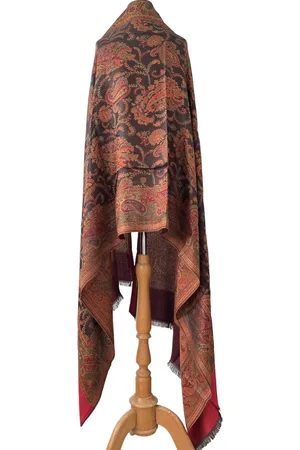 N3 Collecties Pashmina Zijden Sjaal Wrap Stole Grote Paisley Jacquard Omkeerbare Klassieke Kwasten Voor Vrouwen 70X180cm