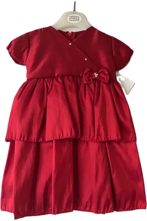 Merkloos Jurkje meisjes baby luxe - maat 6 tot 12 mnd - baby feest jurk